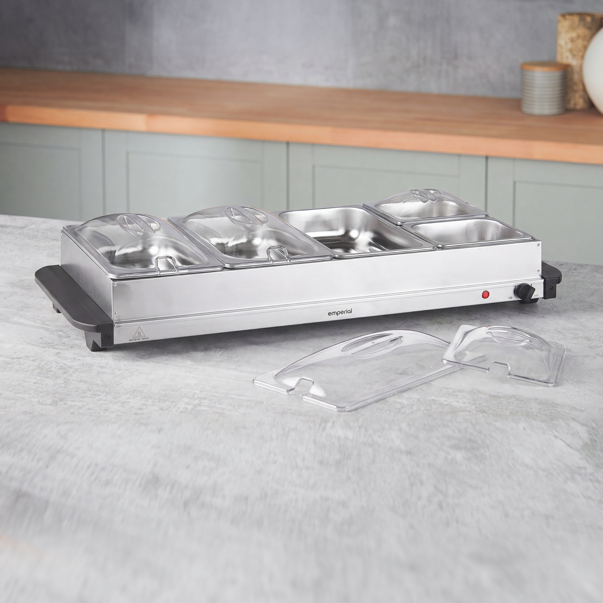 Buffet Warmer 5 Pan Food Server