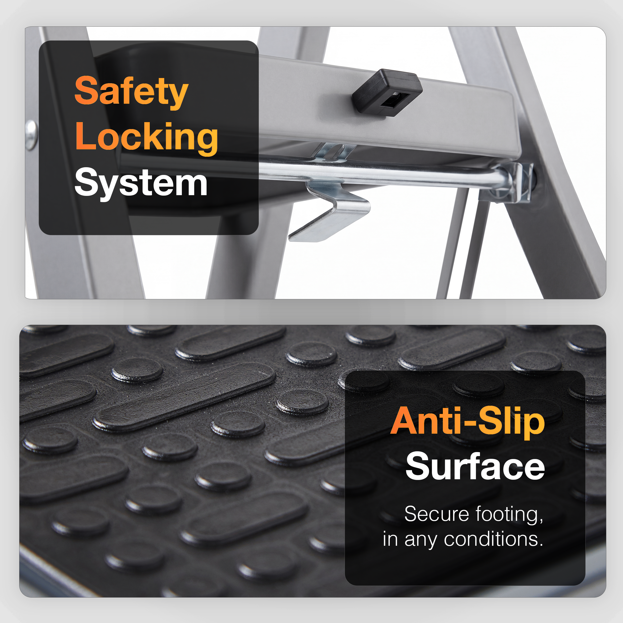 4 Step Steel Ladder