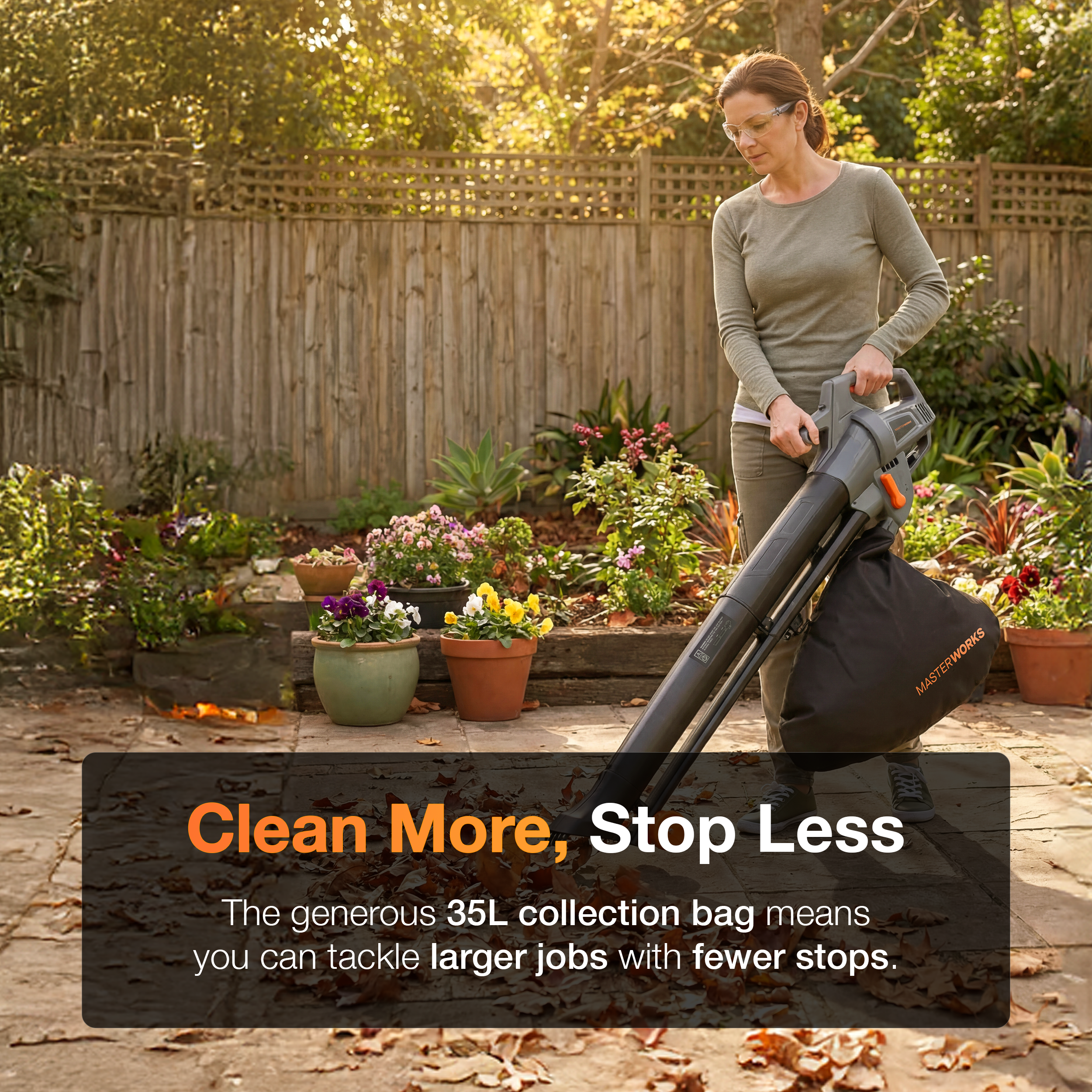 3-in-1 Leaf Blower Vacuum & Mulcher