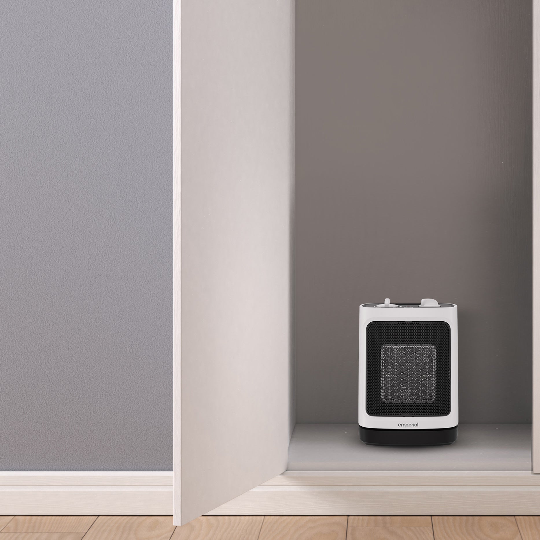 Mini Ceramic Fan Heater with Automatic Oscillation - 2000W