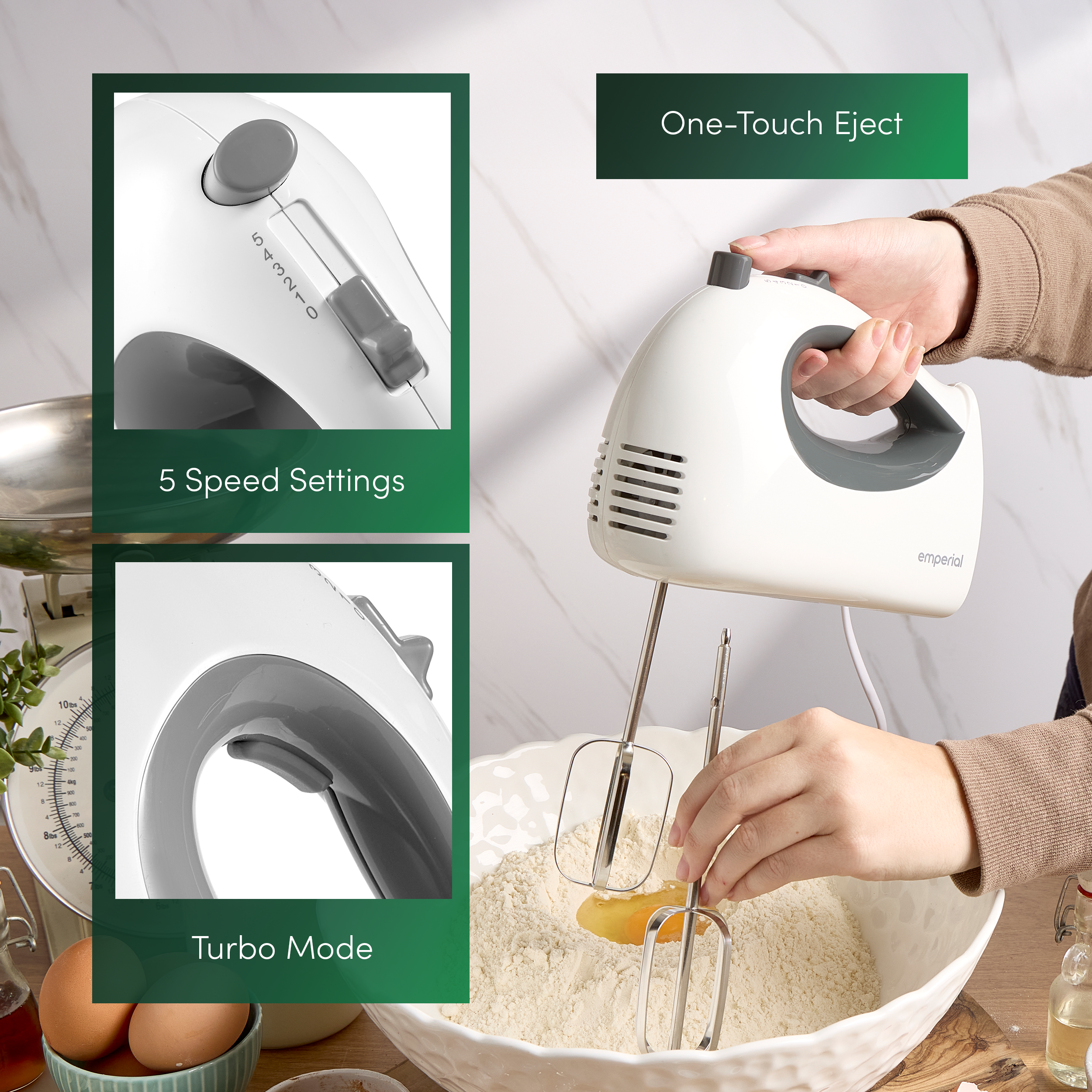 Hand Mixer - White