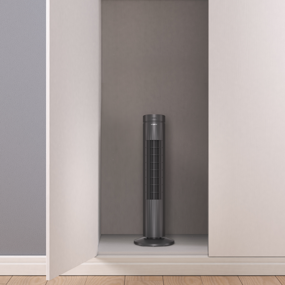 30" Oscillating Tower Fan - Grey