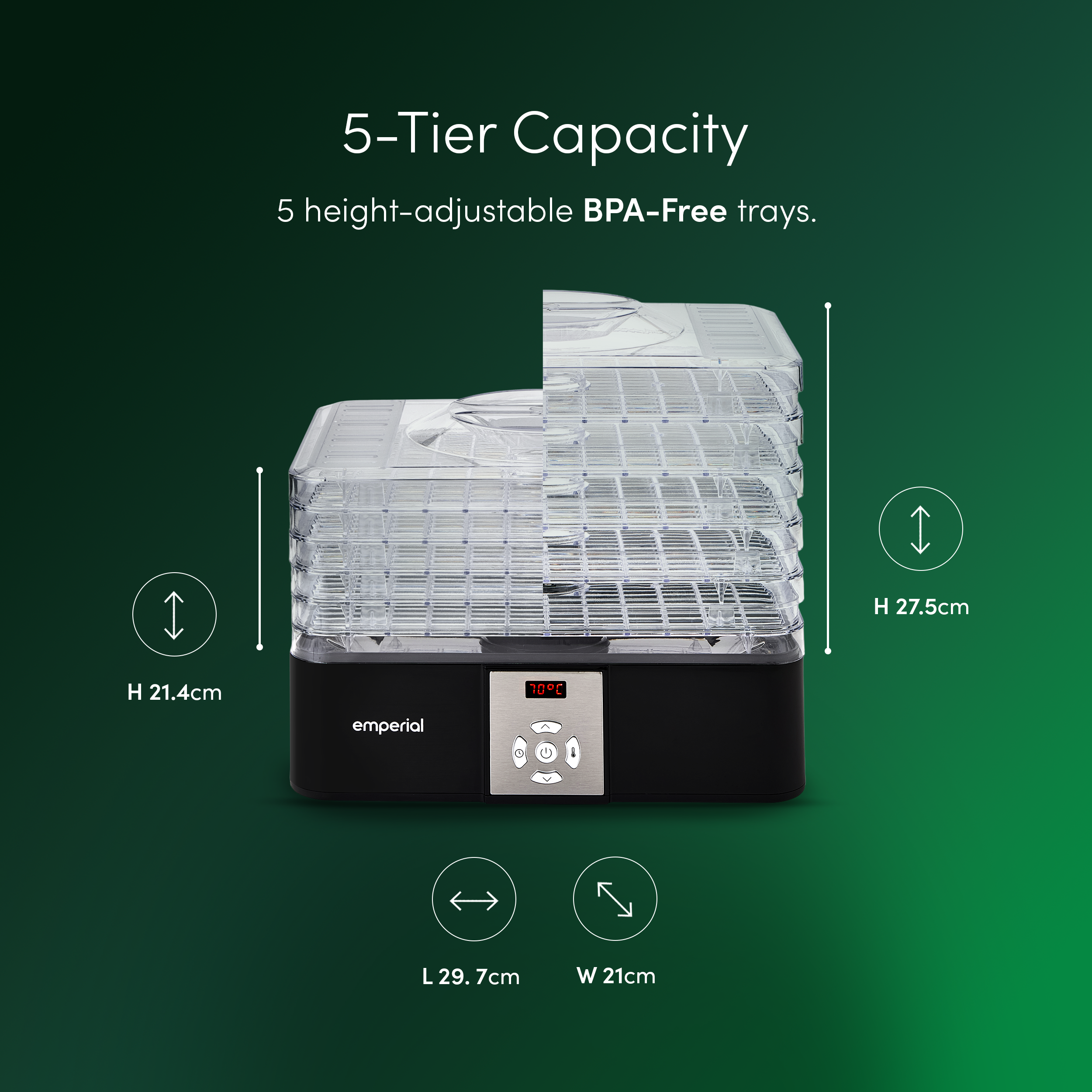 5-Tier Food Dehydrator