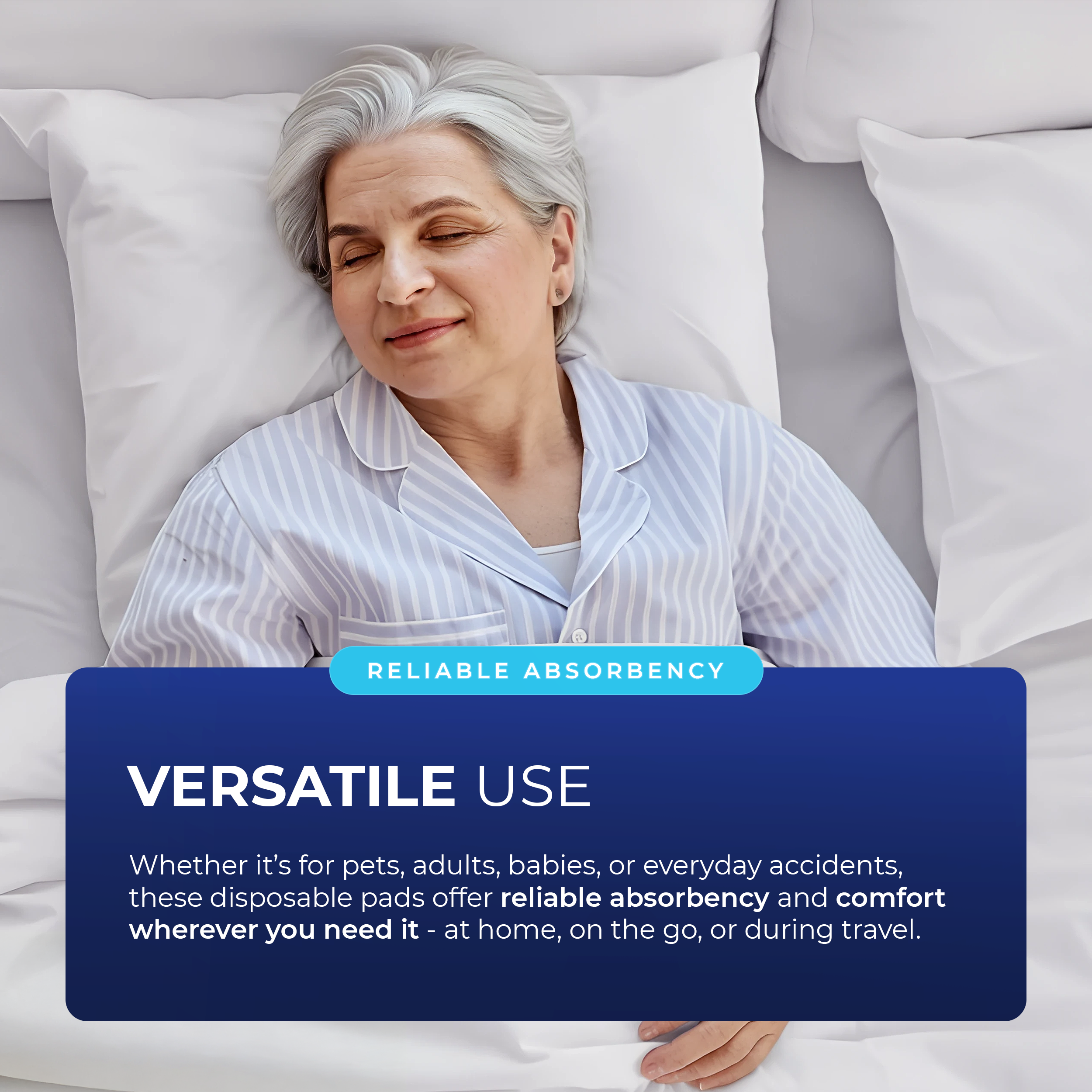 Incontinence Bed Pads 60 x 90cm (30 Pack)