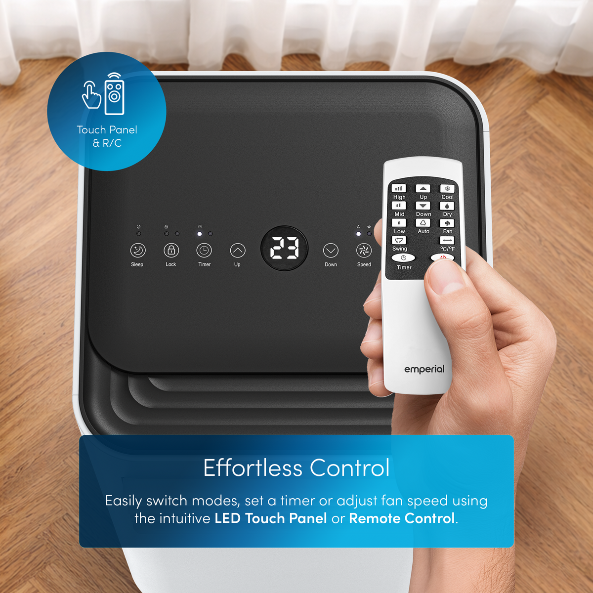 9000 BTU 4-in-1 Portable Air Conditioner Unit
