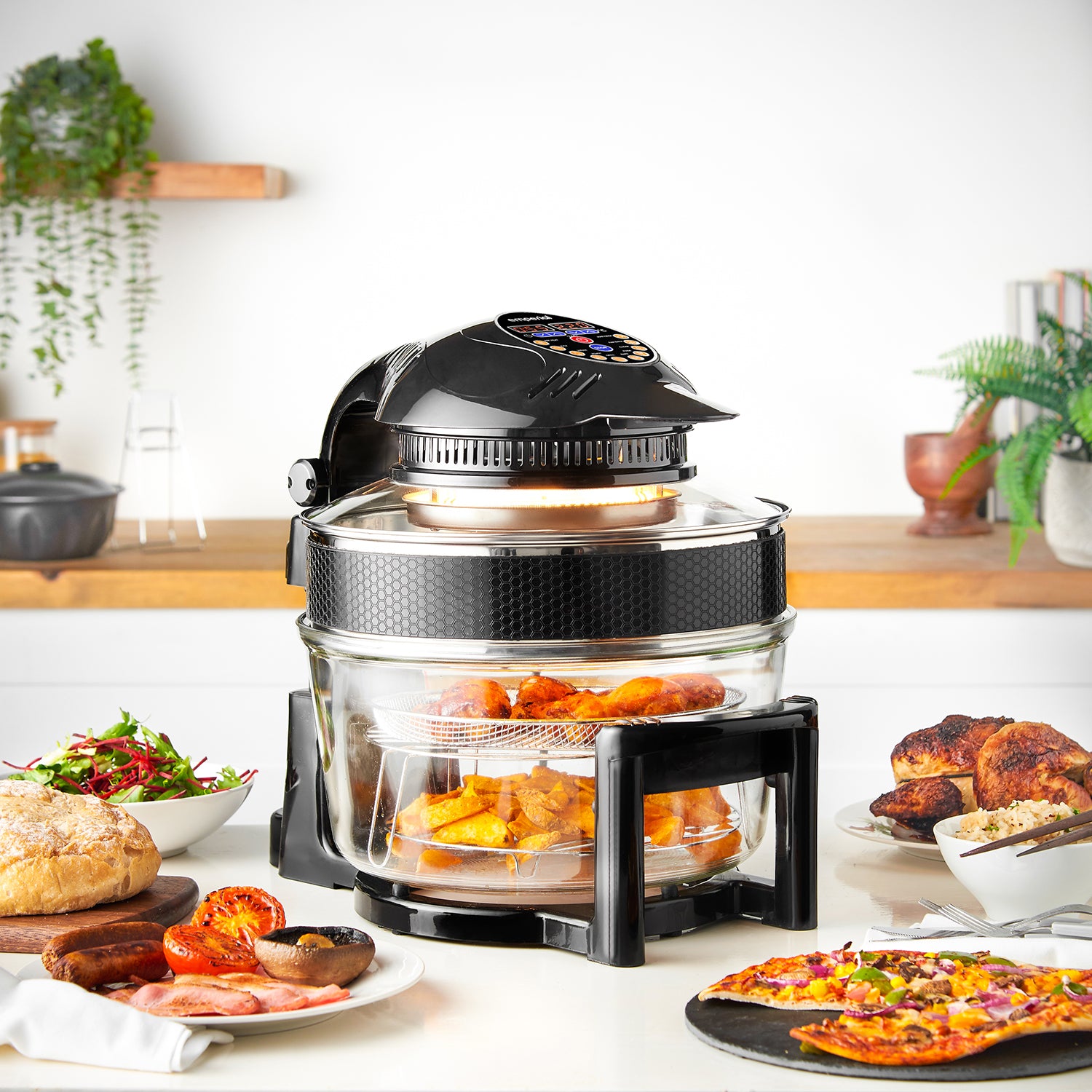 12-17L Digital Halogen Oven Air Fryer