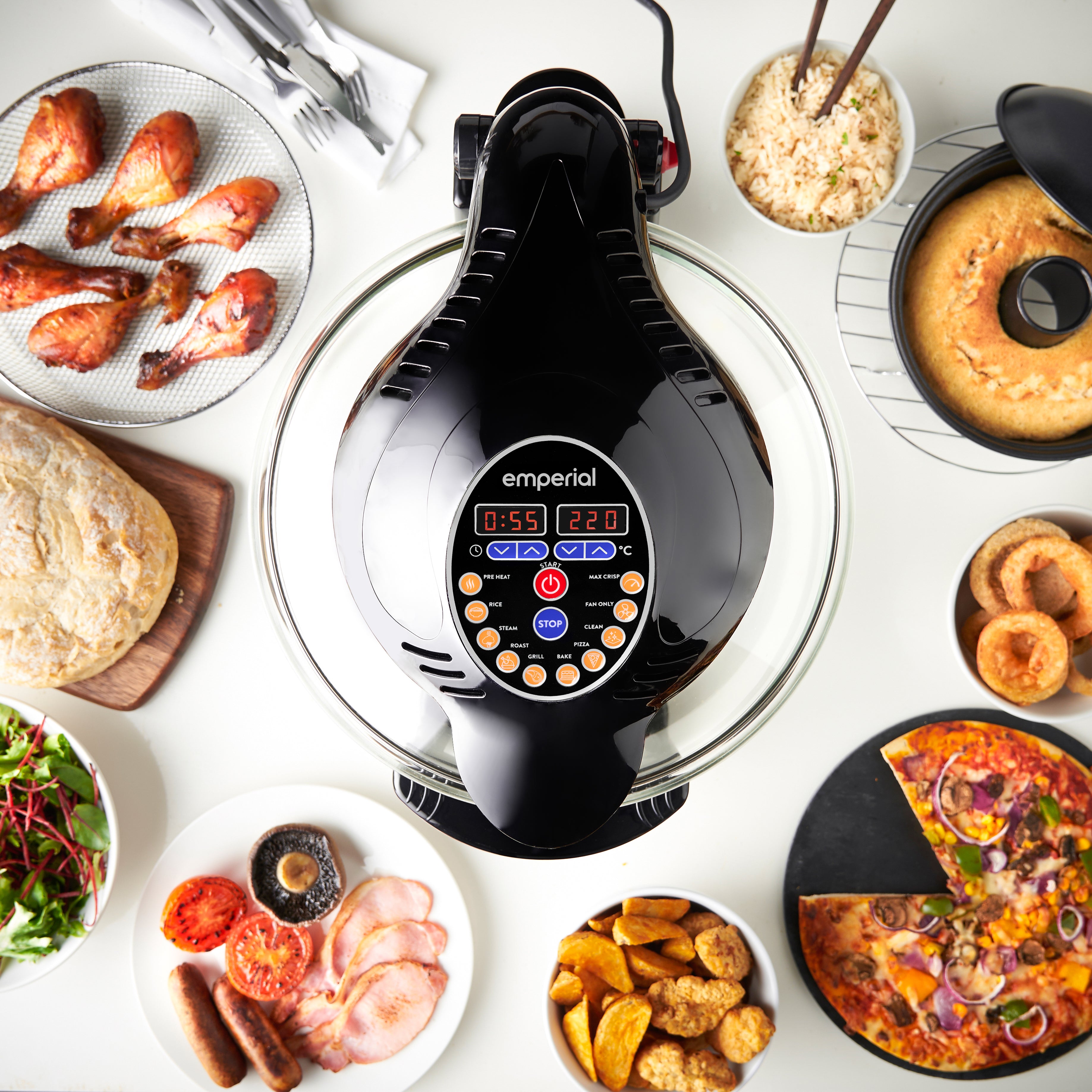 12-17L Digital Halogen Oven Air Fryer