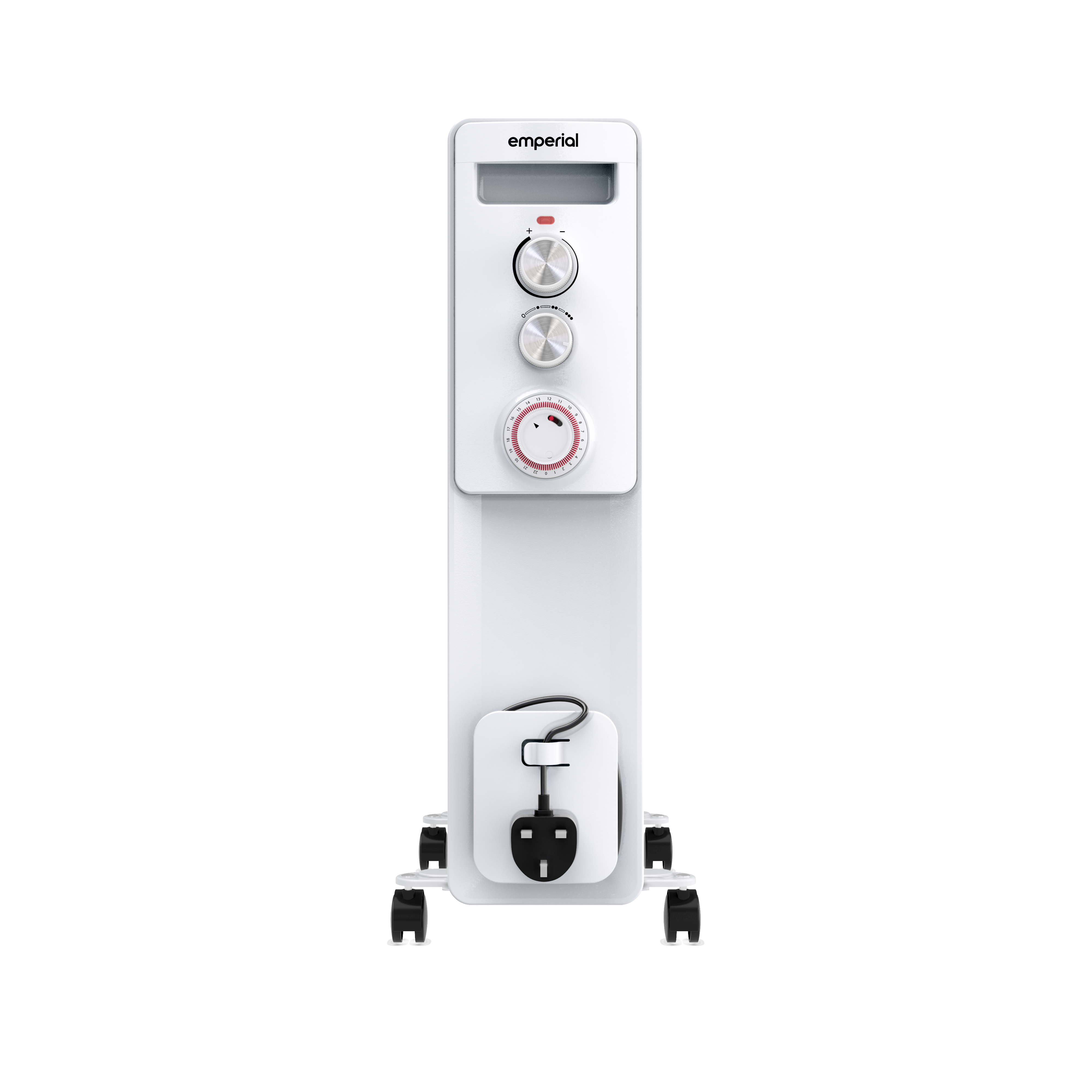 Oil Filled Radiator Heater with 11 Fins 2500W - White