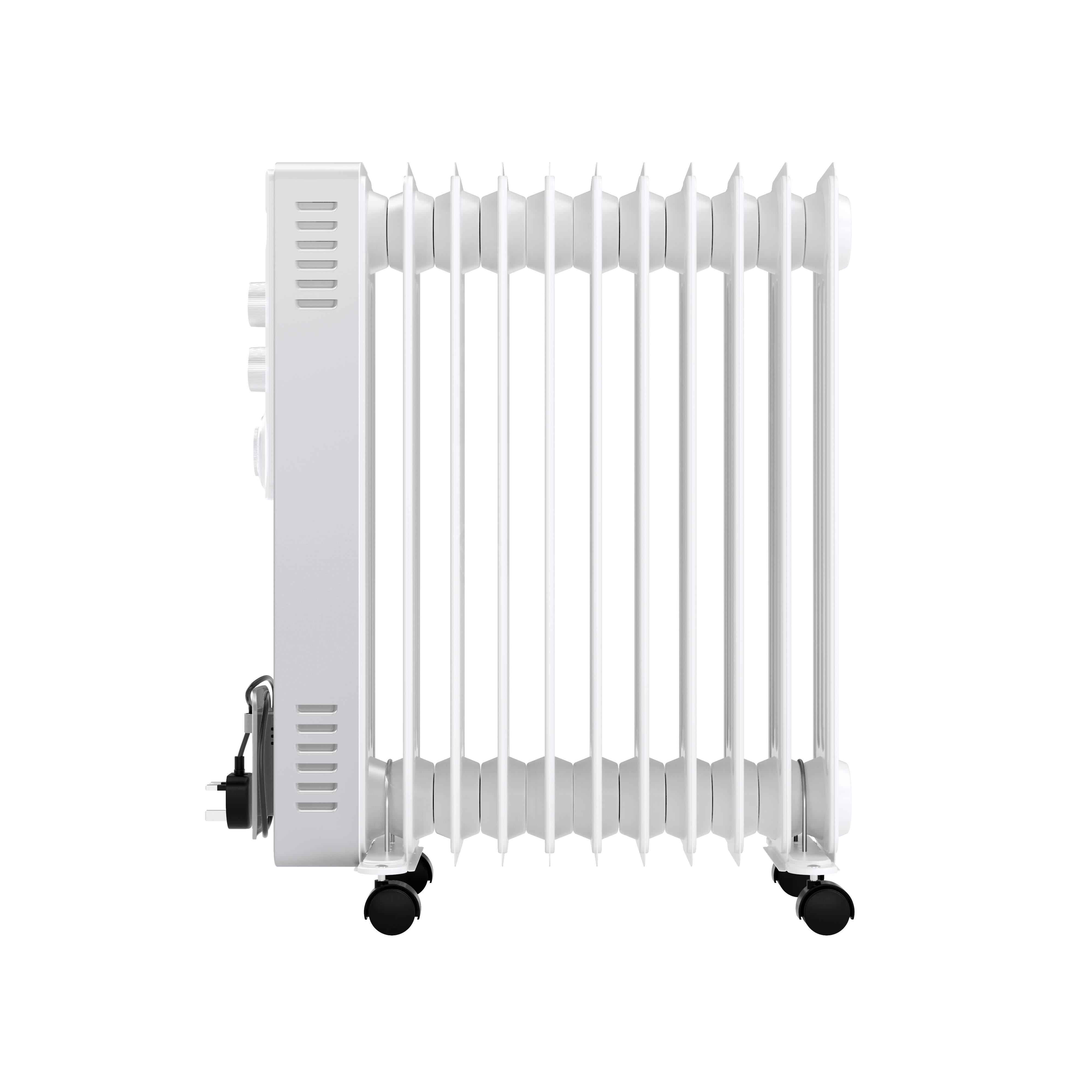 Oil Filled Radiator Heater with 11 Fins 2500W - White