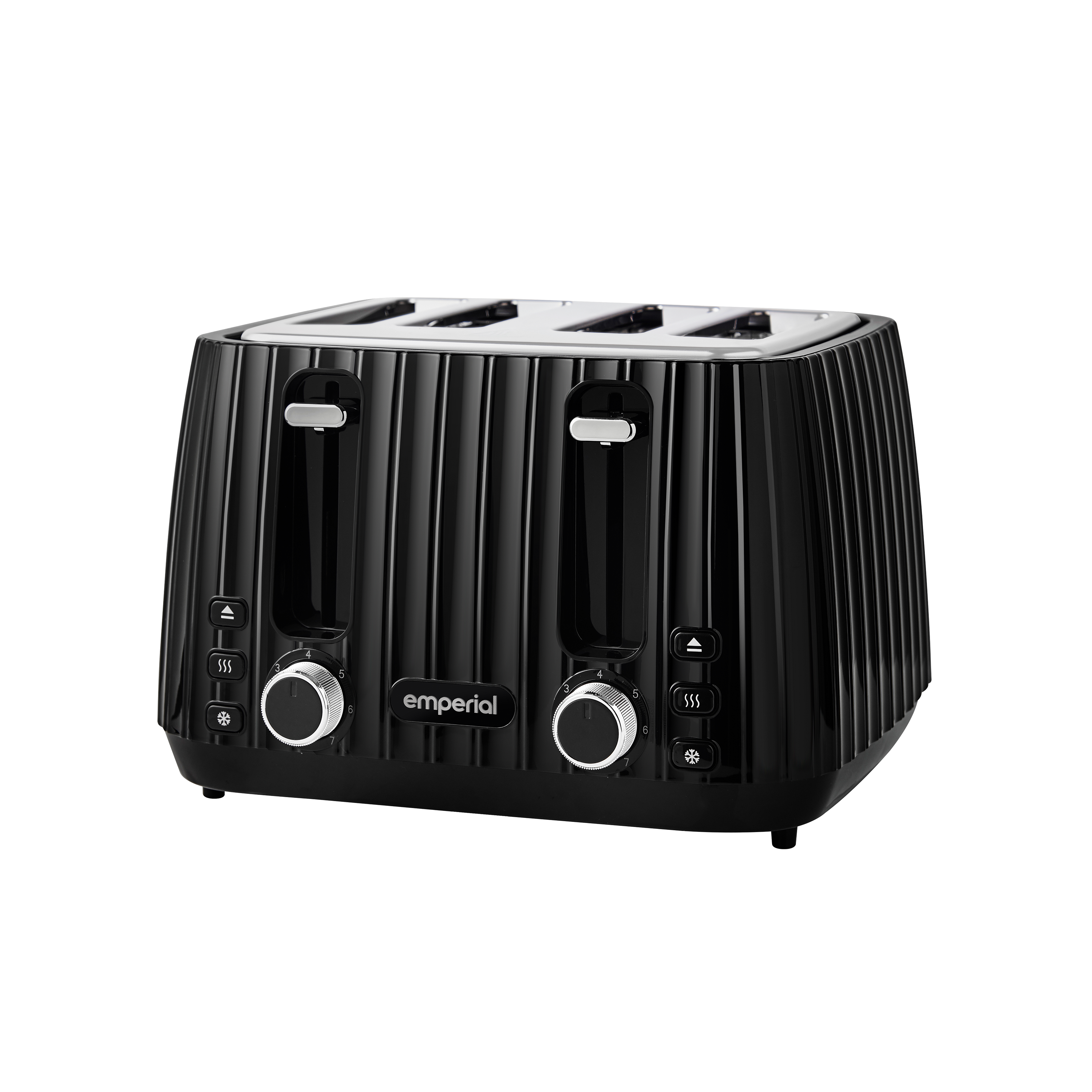 Flow 4 Slice Toaster - Black