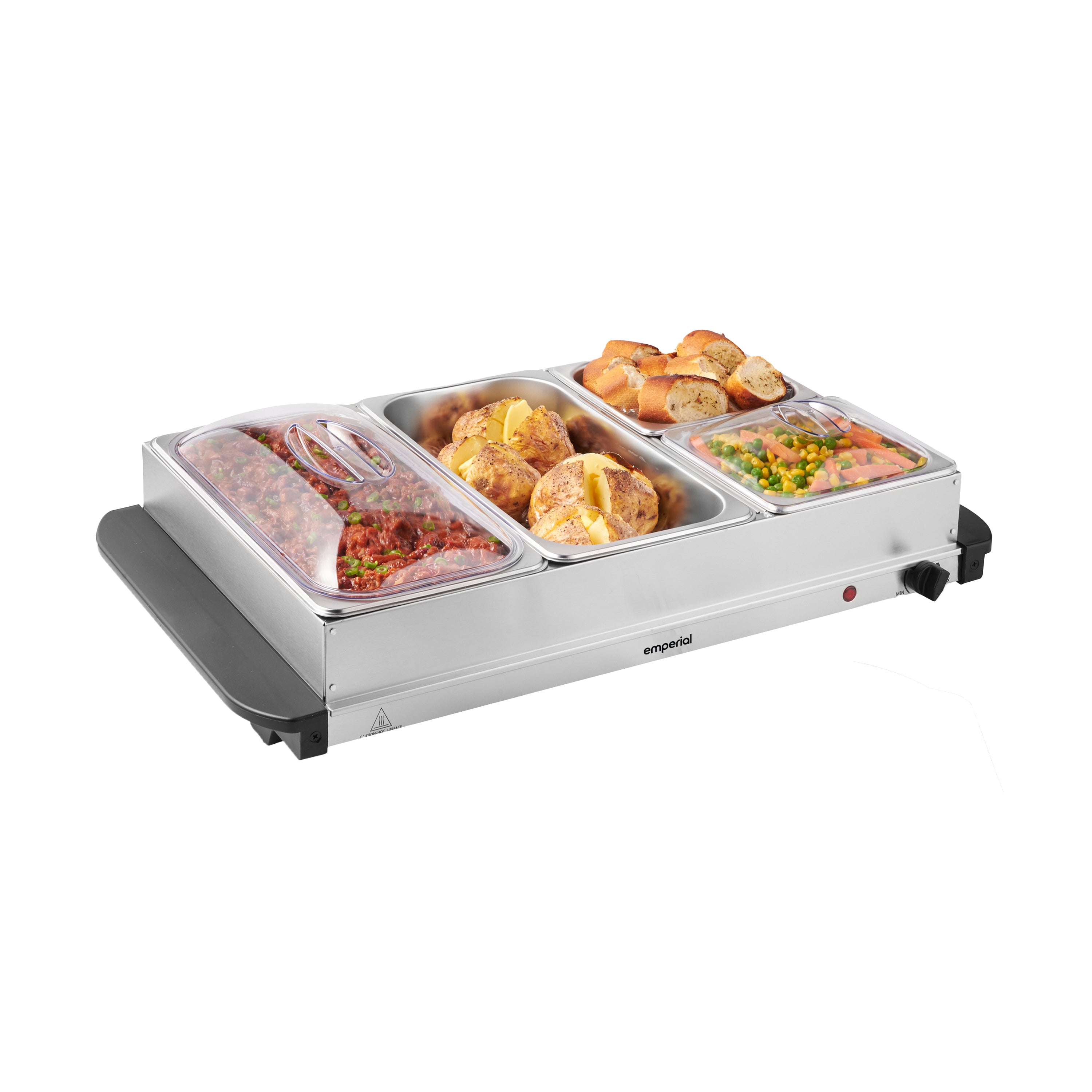 Buffet Warmer 4 Pan Food Server