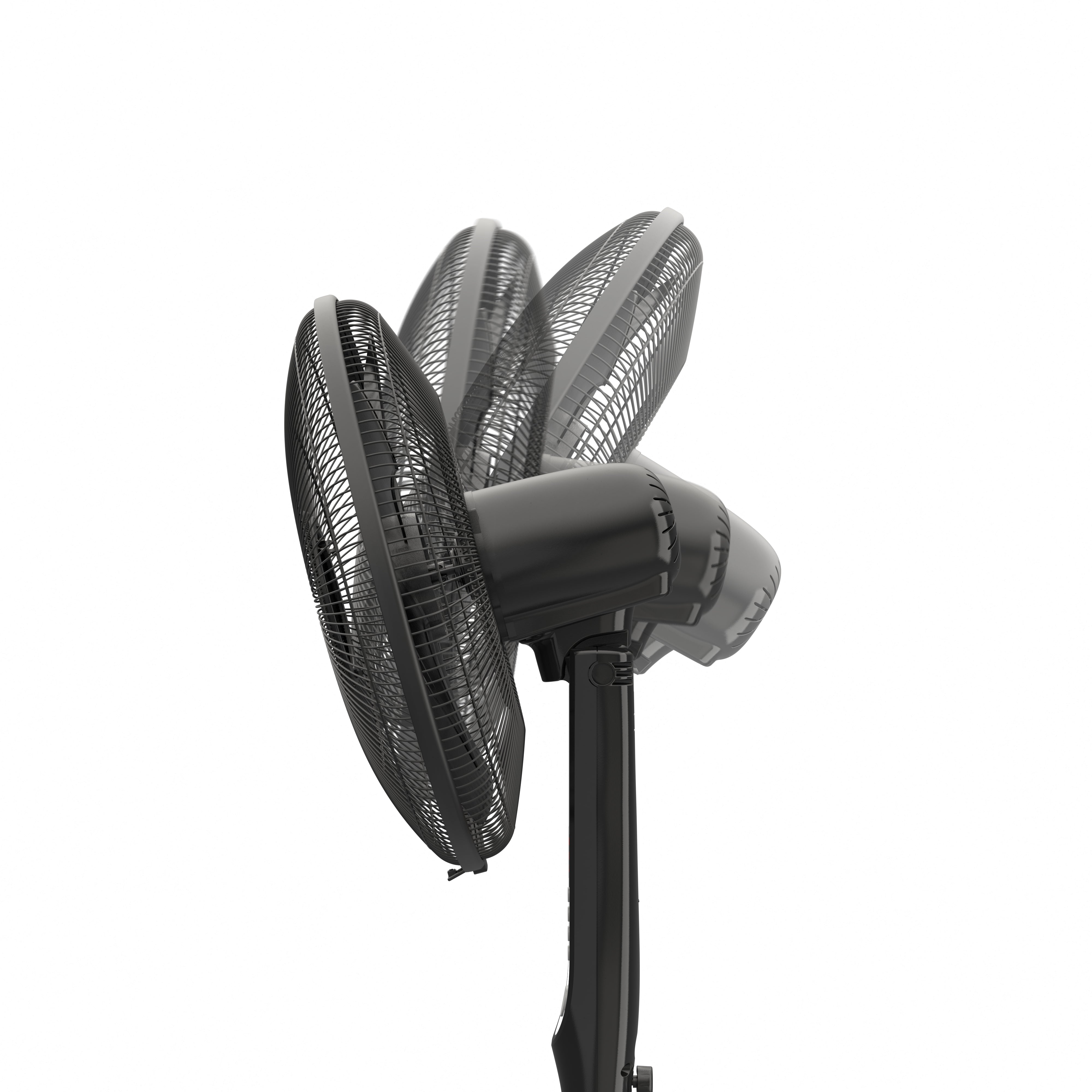 16" Pedestal Fan with 4 Fan Modes and Remote Control - Black