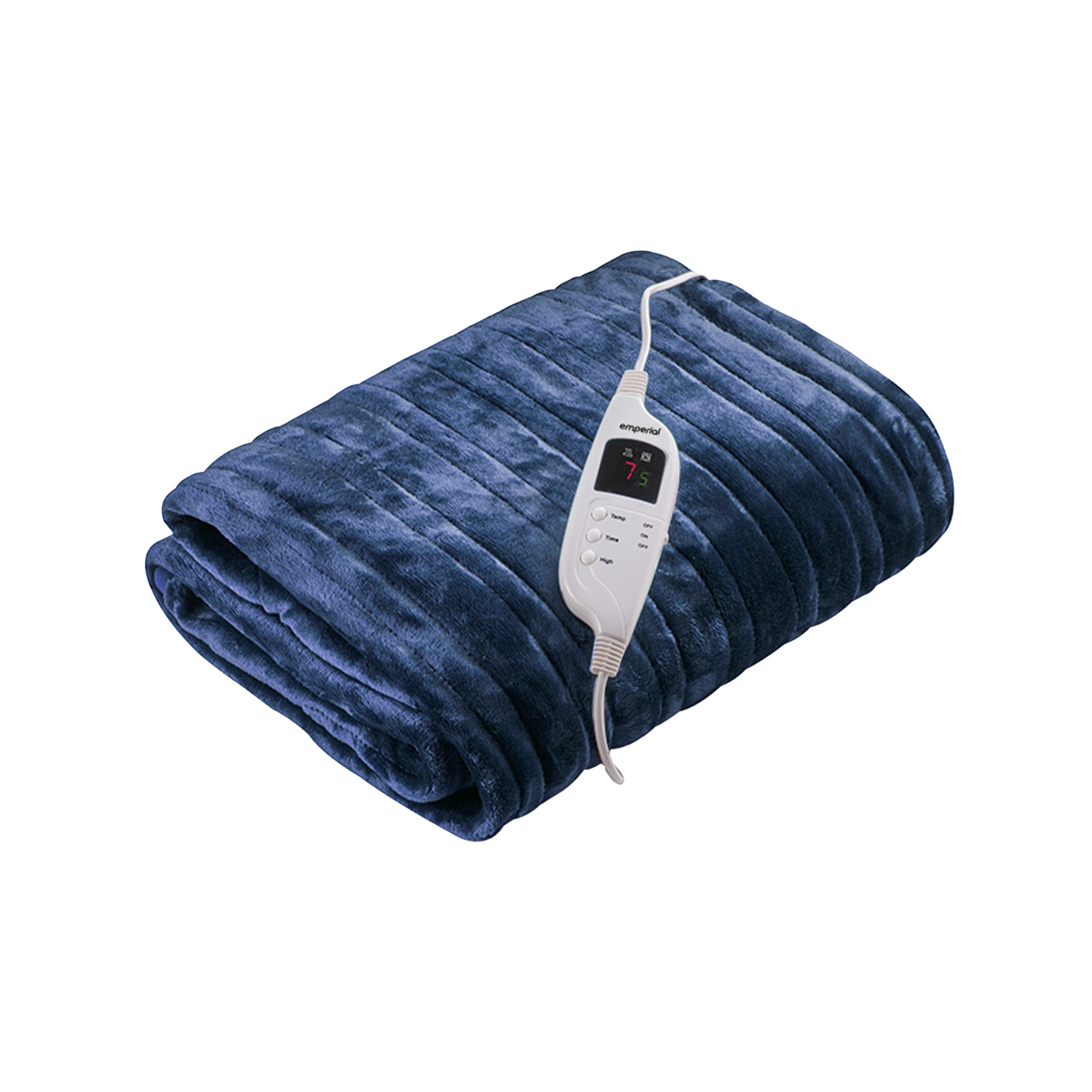 Electric Heated Throw Blanket - Navy