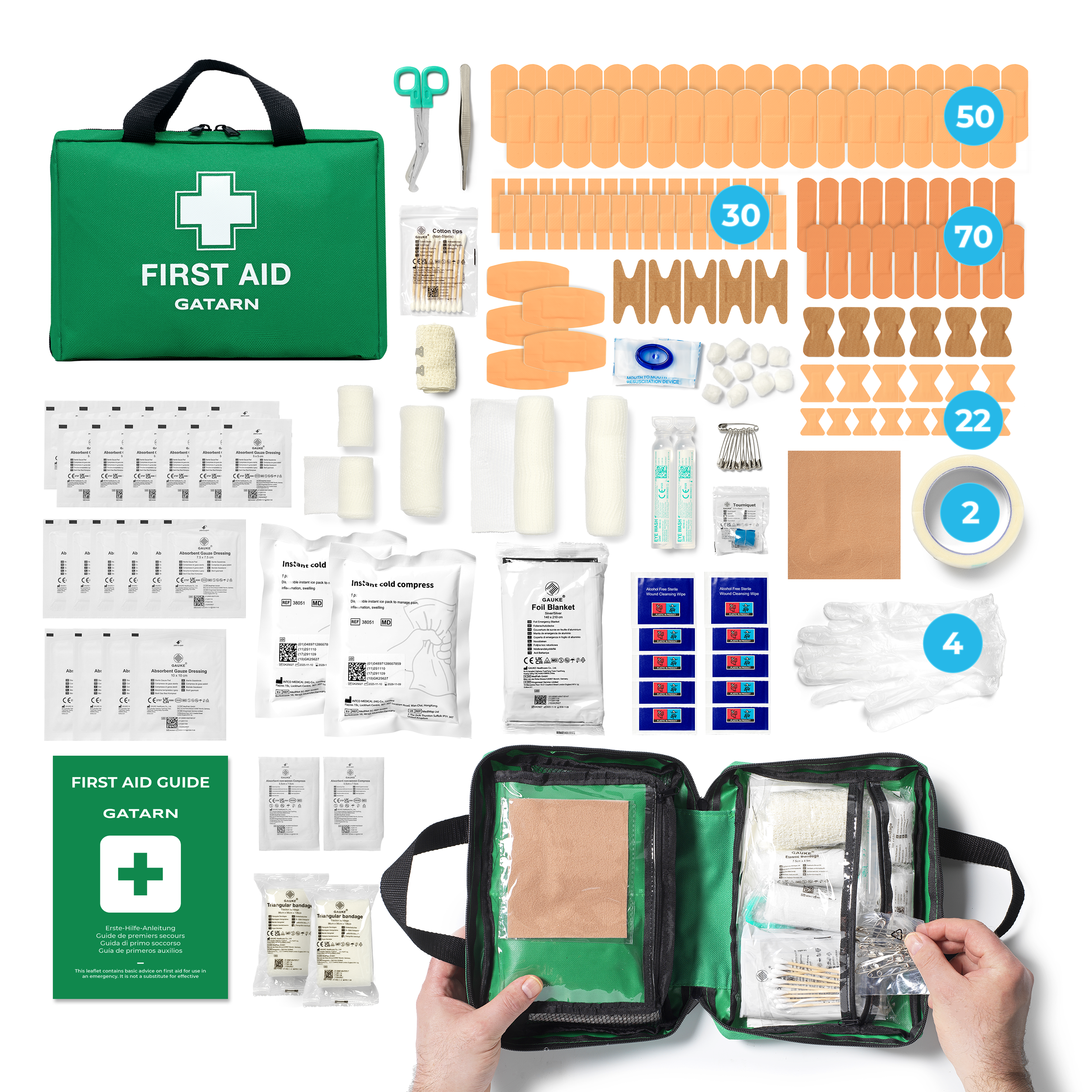 320 Piece First Aid Kit Bag
