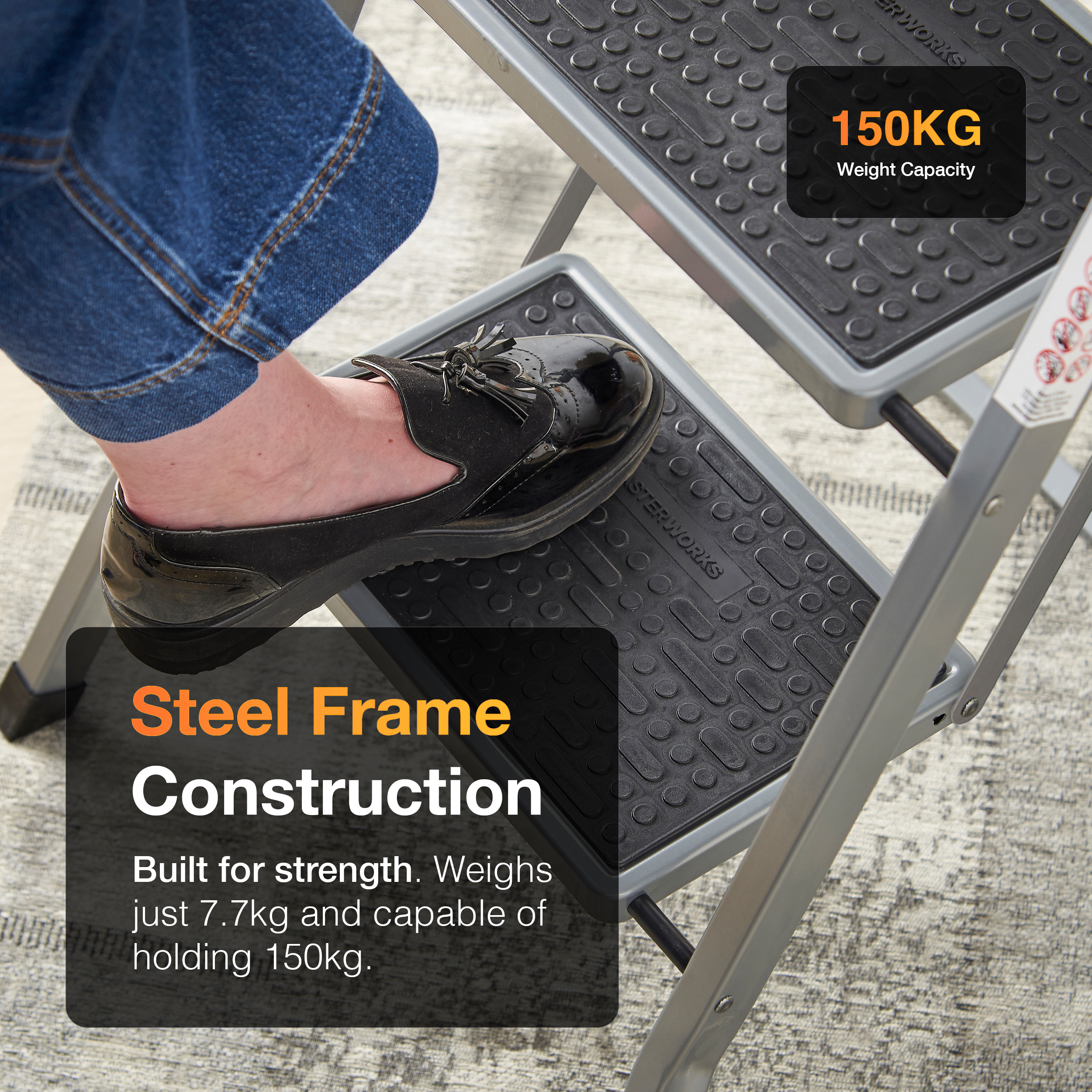 4 Step Steel Ladder