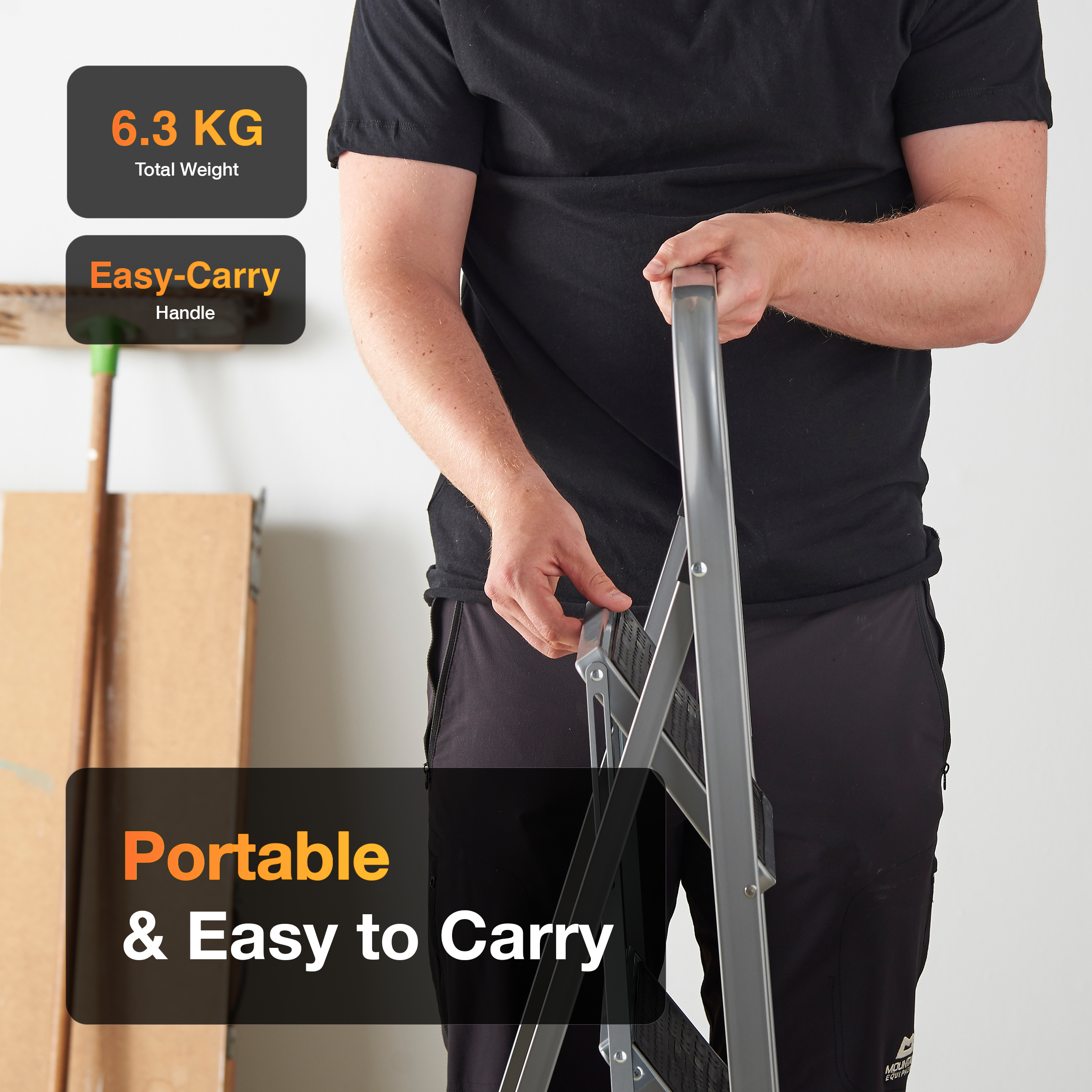 3 Step Steel Ladder
