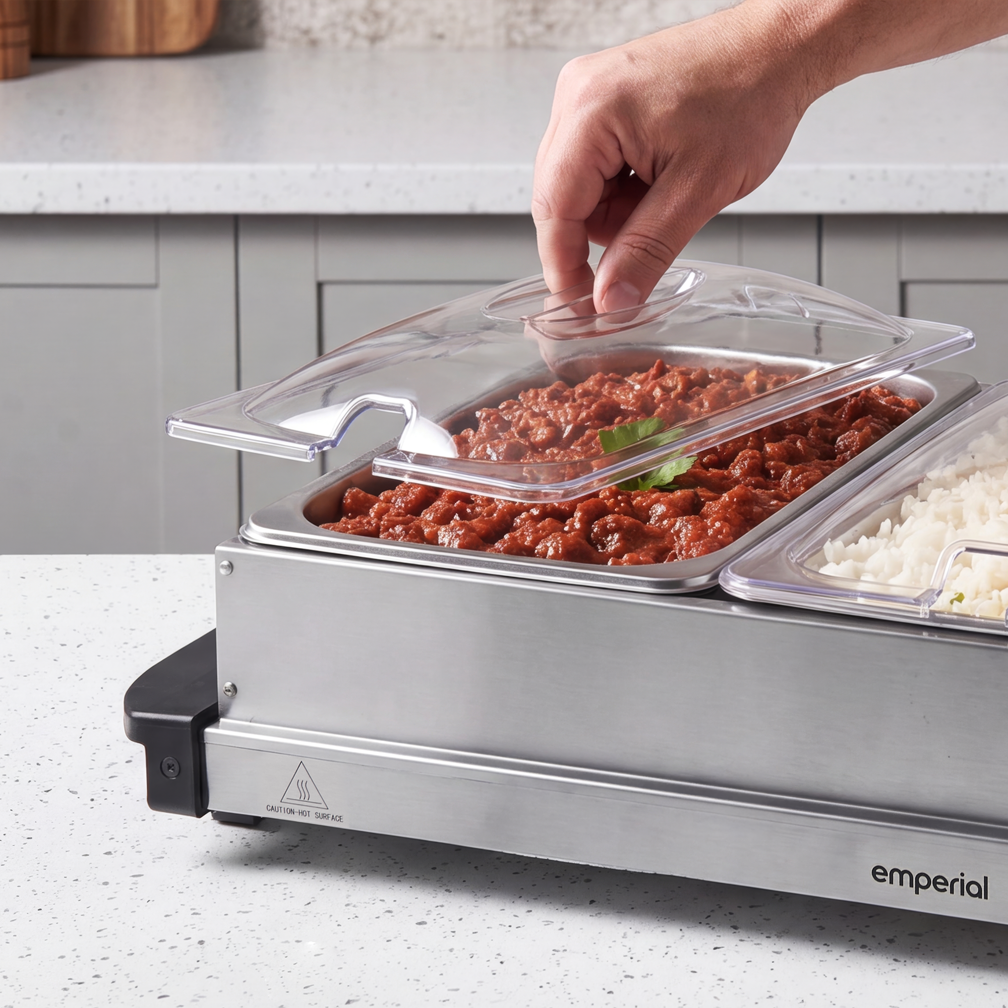 Buffet Warmer 5 Pan Food Server