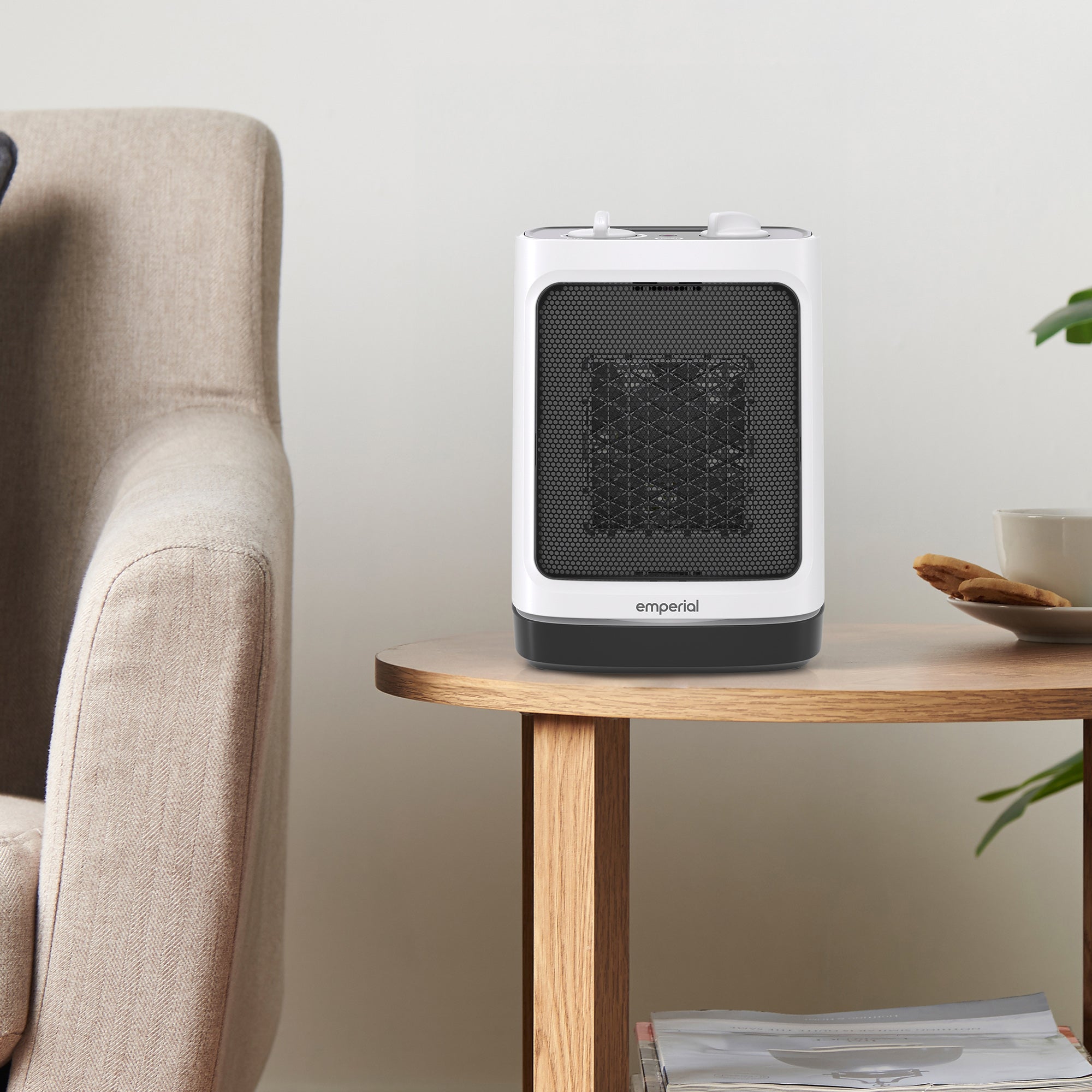 Mini Ceramic Fan Heater with Automatic Oscillation - 2000W