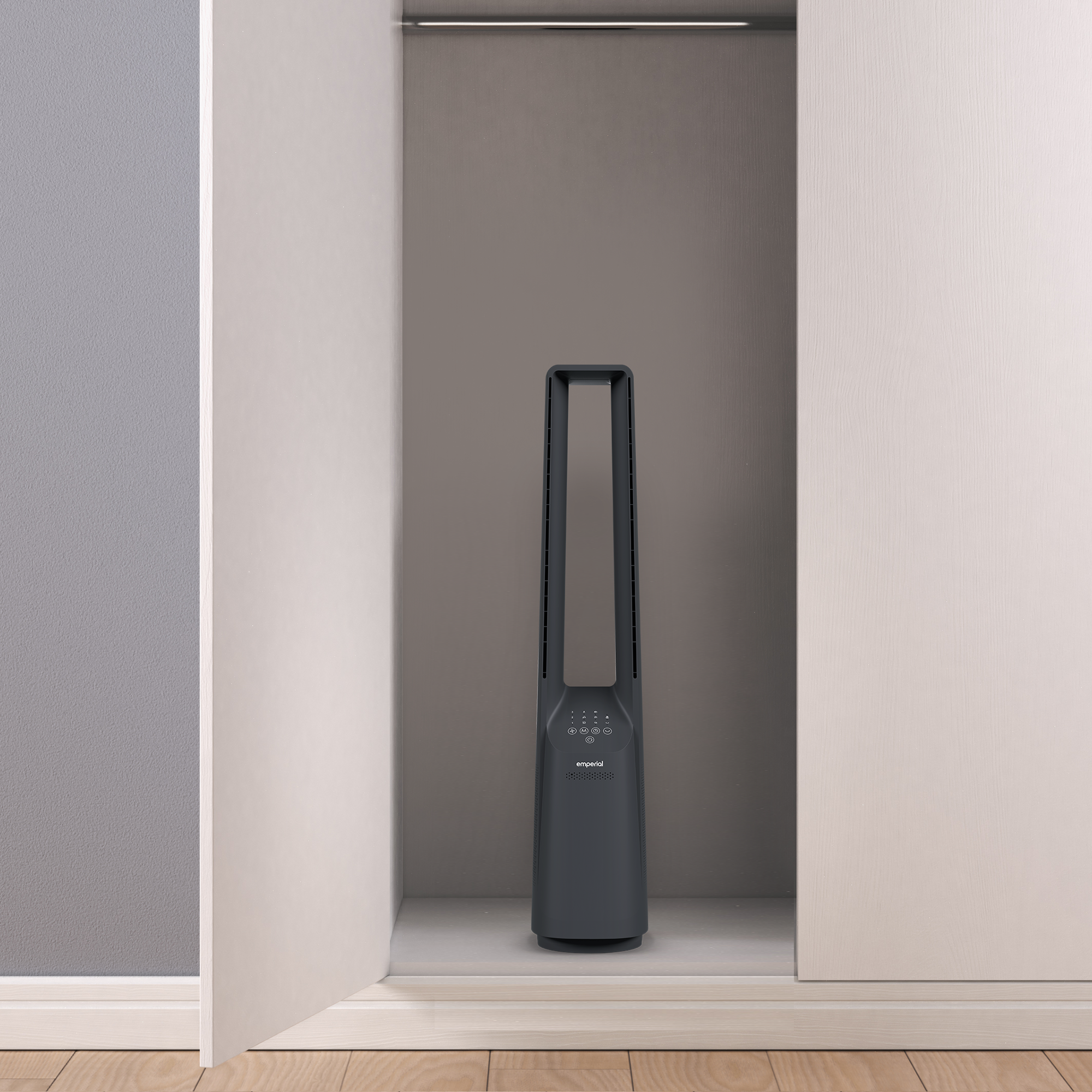 40" Bladeless Tower Fan - Black