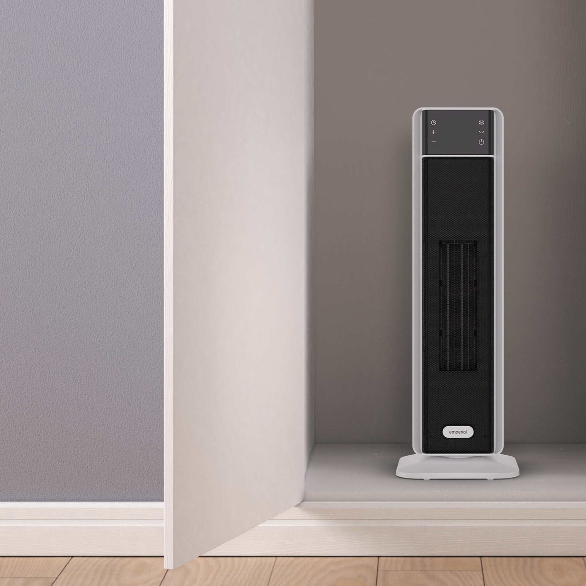 Tower Ceramic Fan Heater with Automatic Oscillation - 2000W