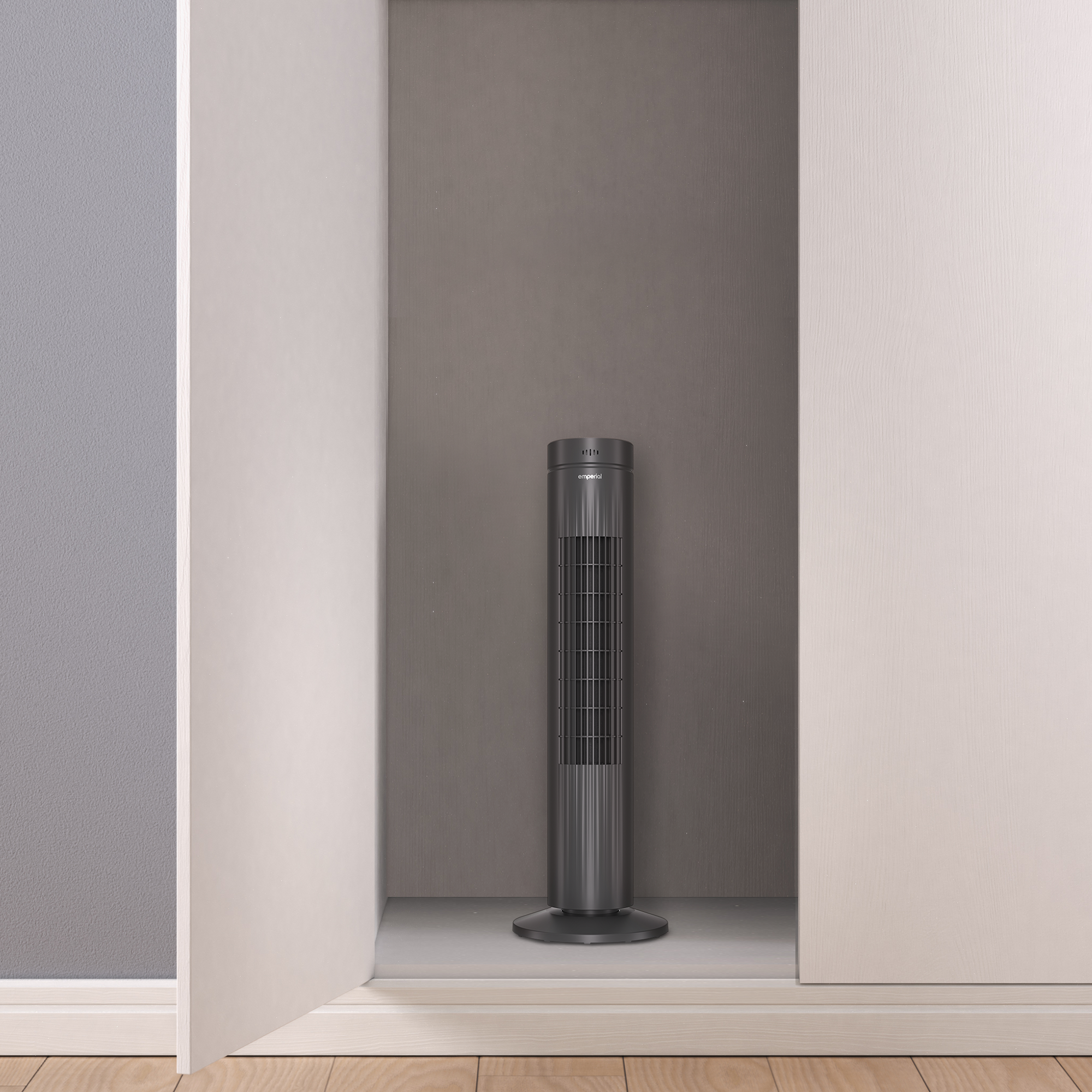30" Oscillating Tower Fan - Grey