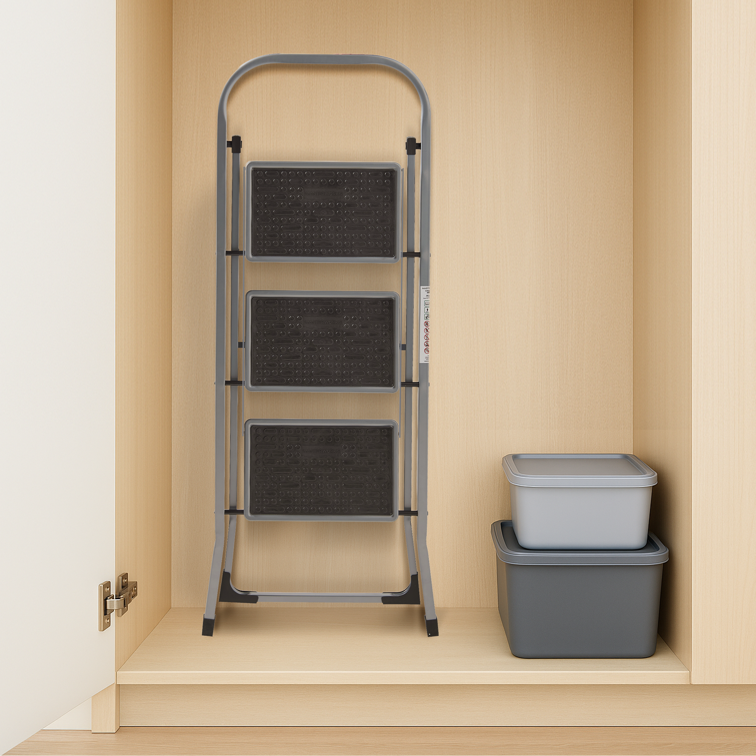 3 Step Steel Ladder