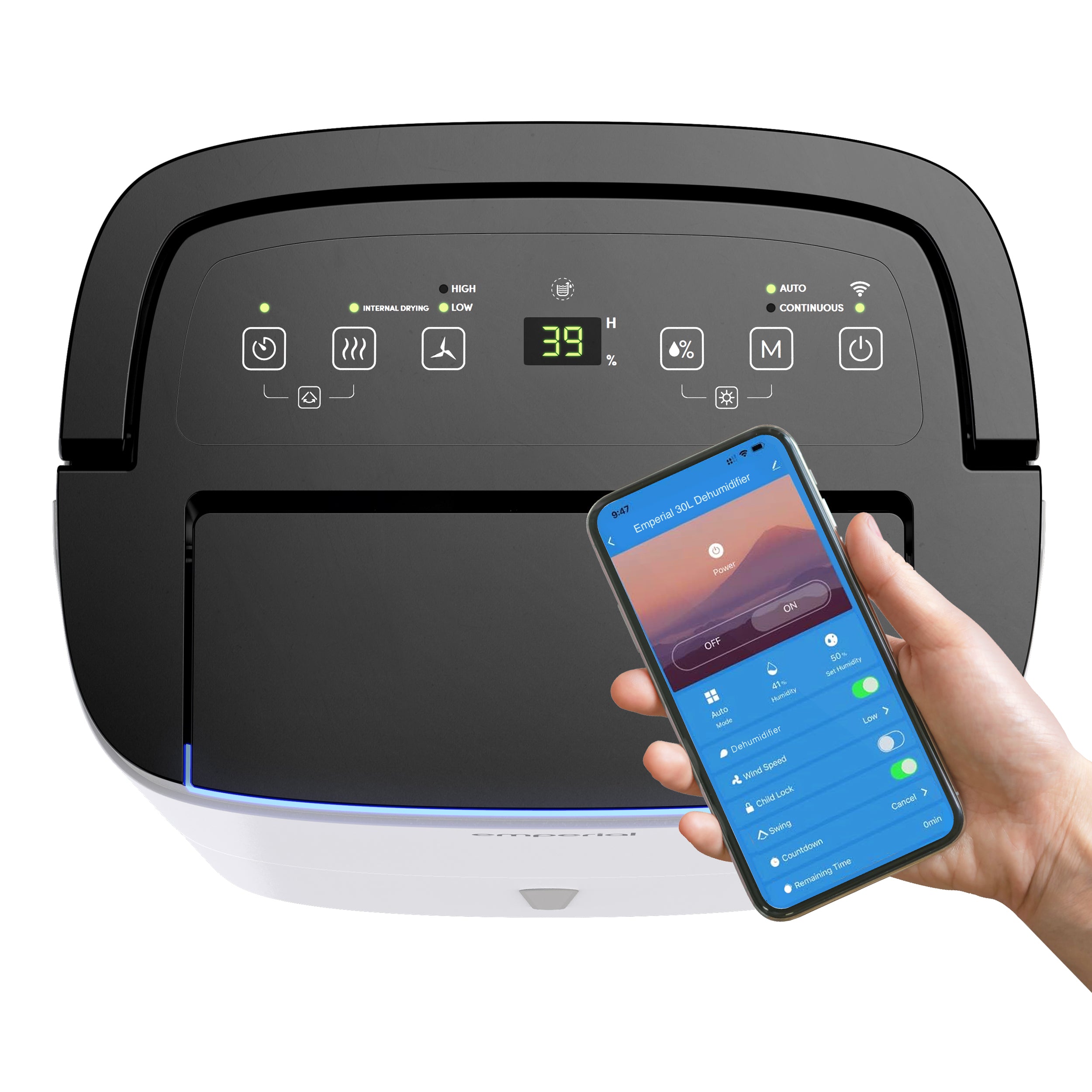 30L Dehumidifier with Smart App