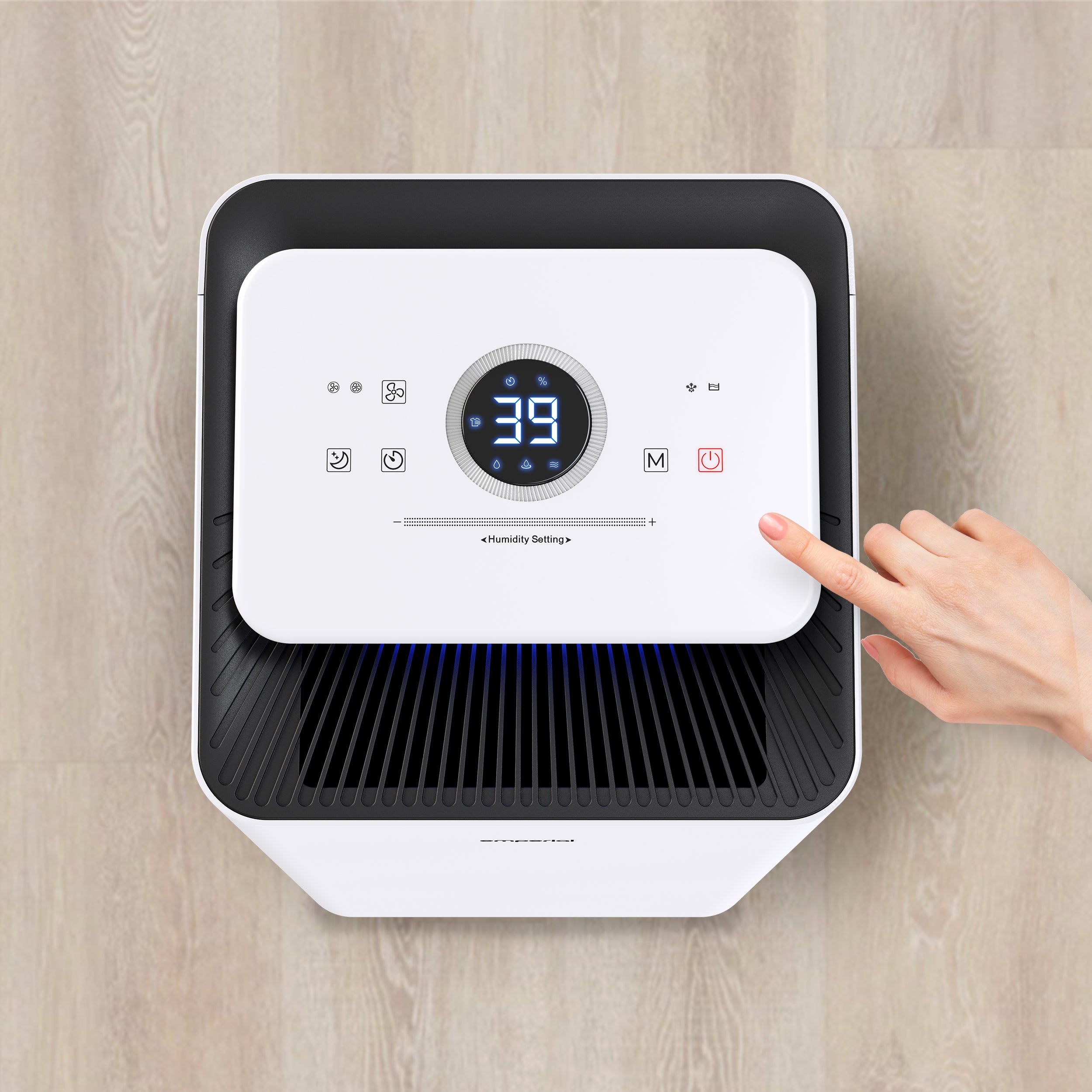 20L Dehumidifier with Digital Humidity Display