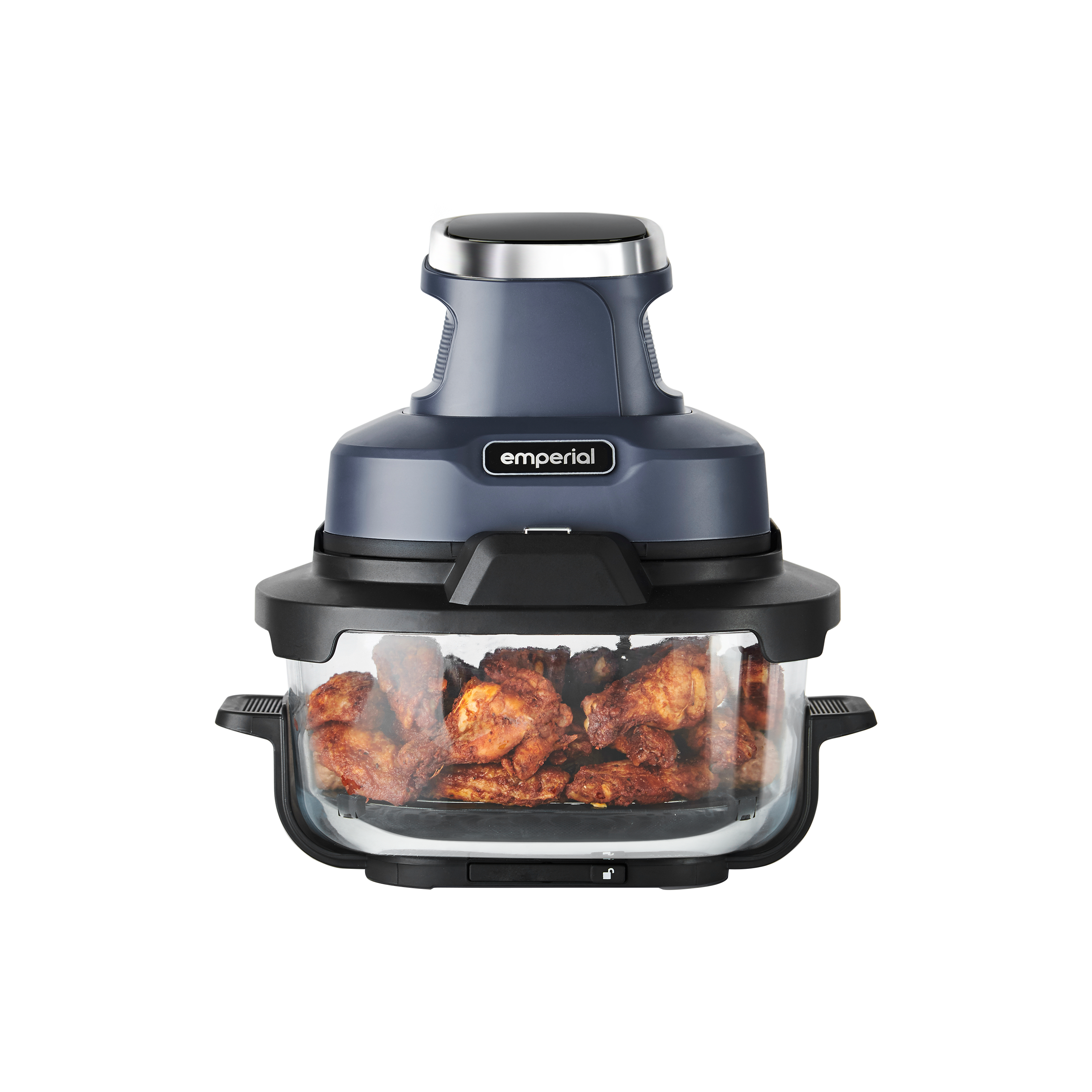Cooksy™ 4-in-1 Portable Glass Air Fryer - Blue