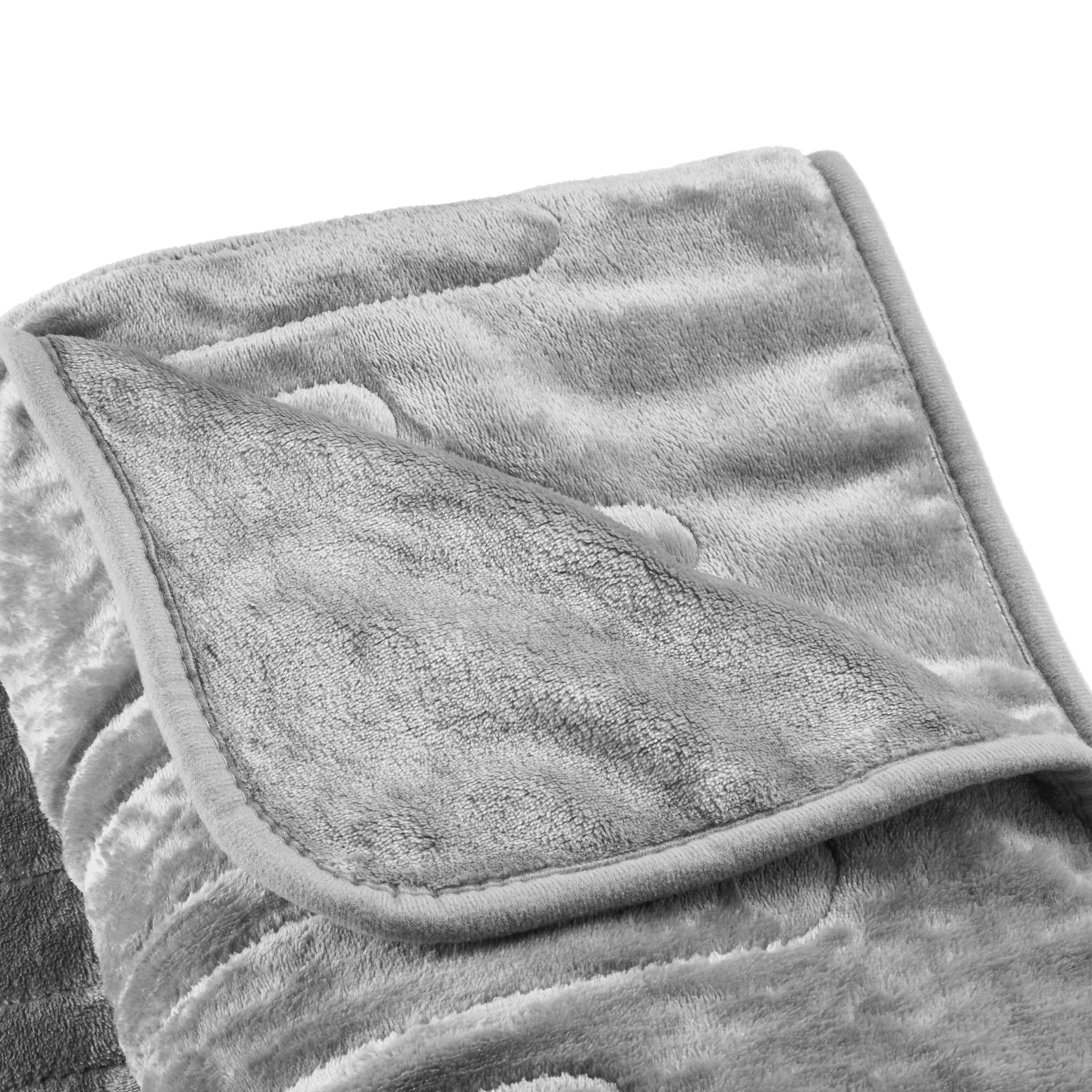 Electric Heated Throw Blanket - Grey