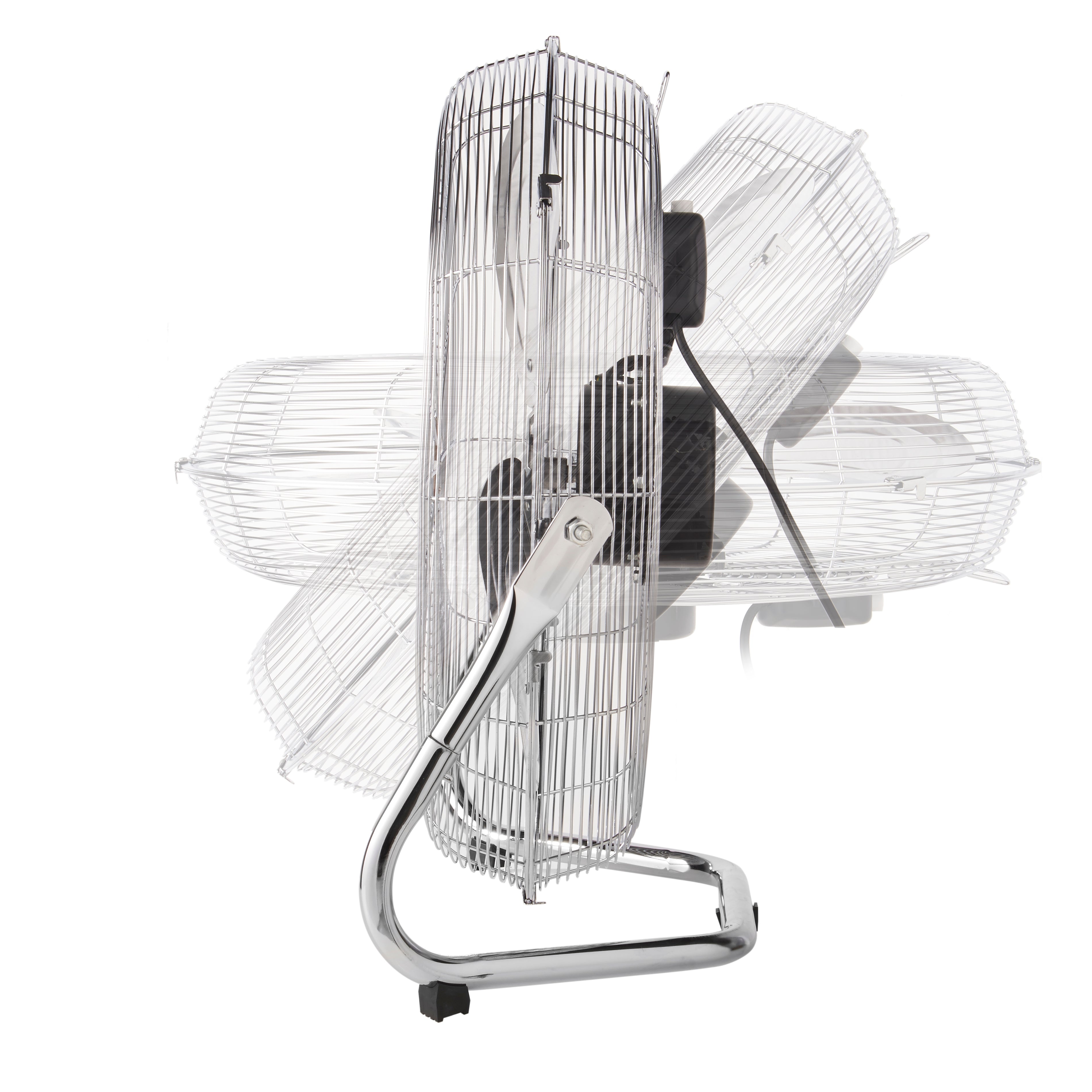 20" Chrome Gym Floor Fan