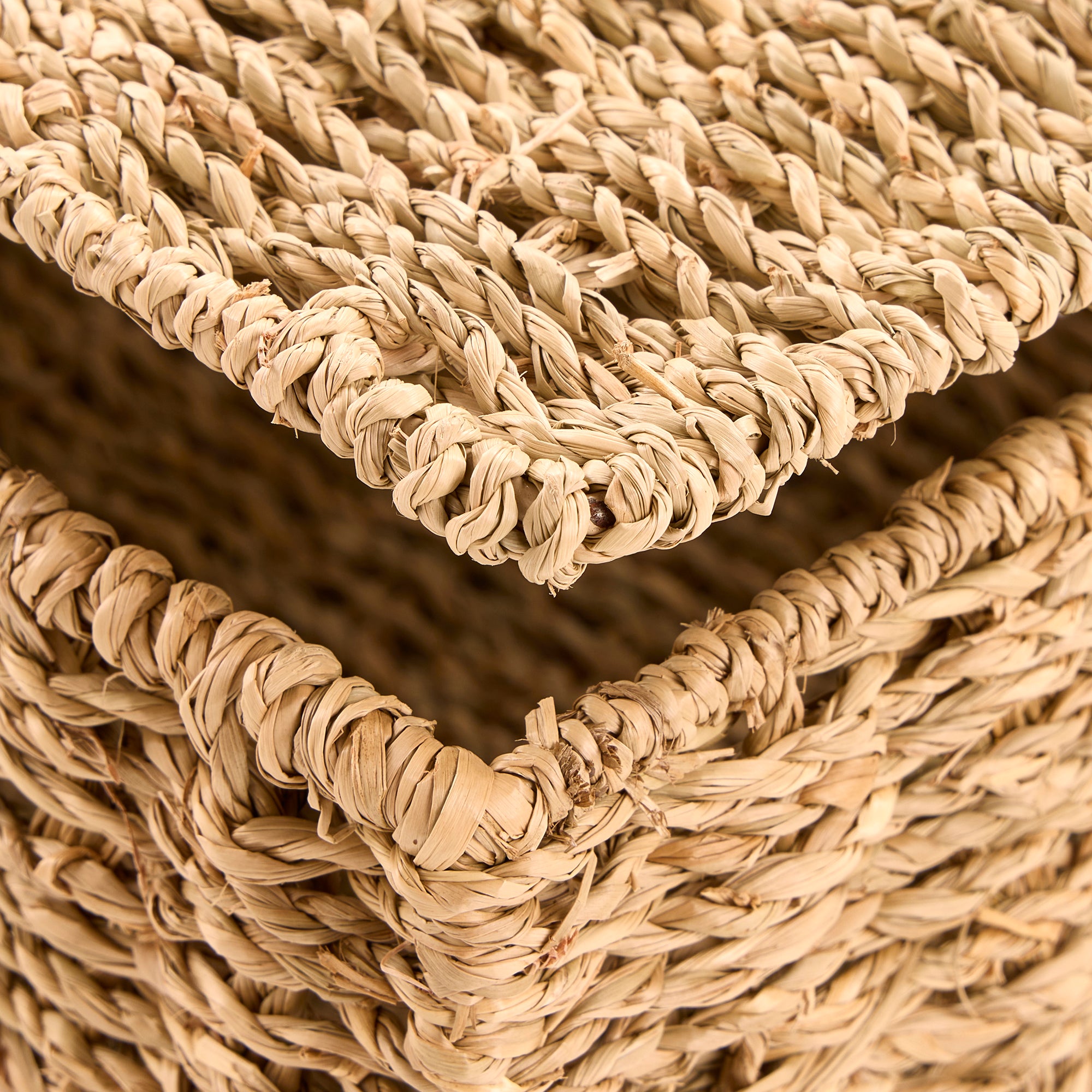 Seagrass Storage Boxes With Lids