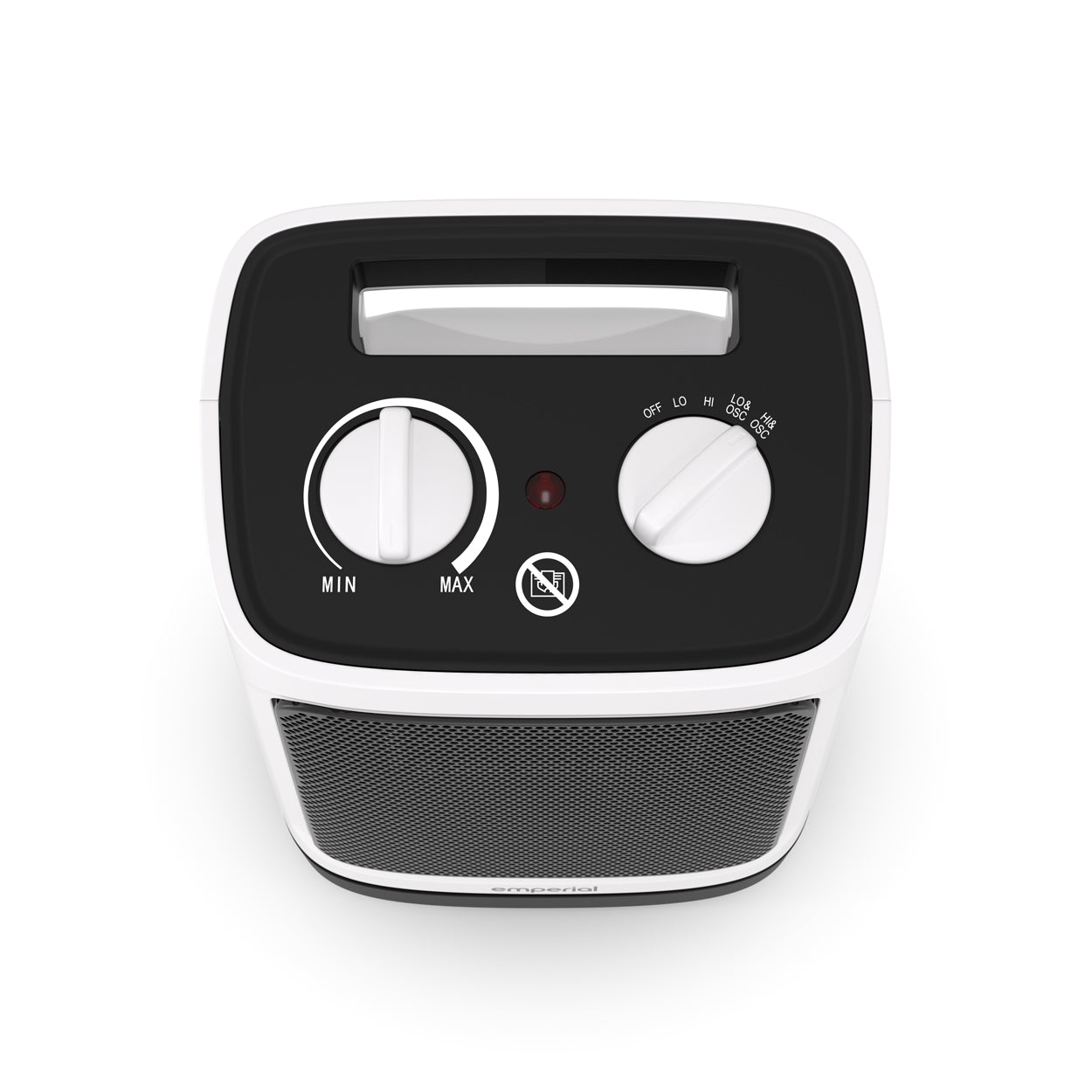 Mini Ceramic Fan Heater with Automatic Oscillation - 2000W