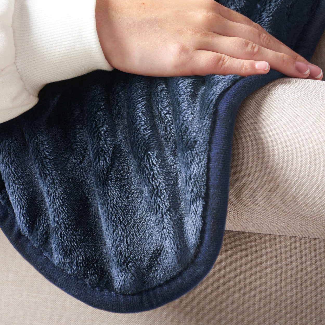 Electric Heated Throw Blanket - Navy