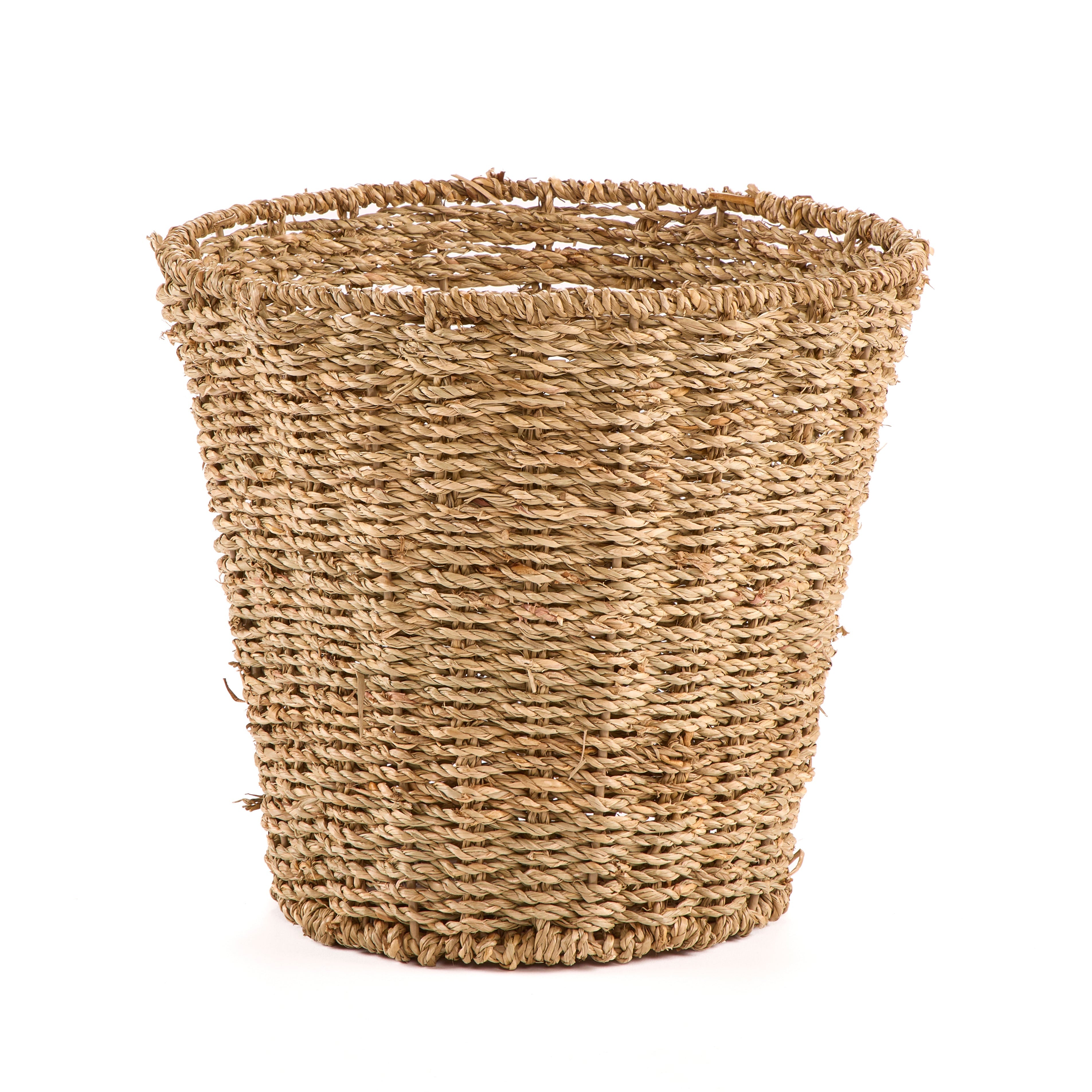 Seagrass Waste Paper Bins – Set Of 2